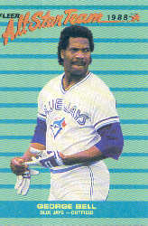 1988 Fleer All-Stars Baseball Cards    005      George Bell
